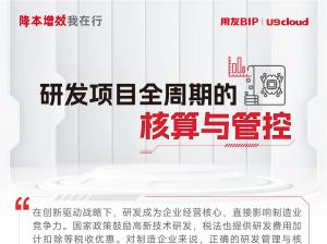 一图全览研发项目全周期的核算与管控！